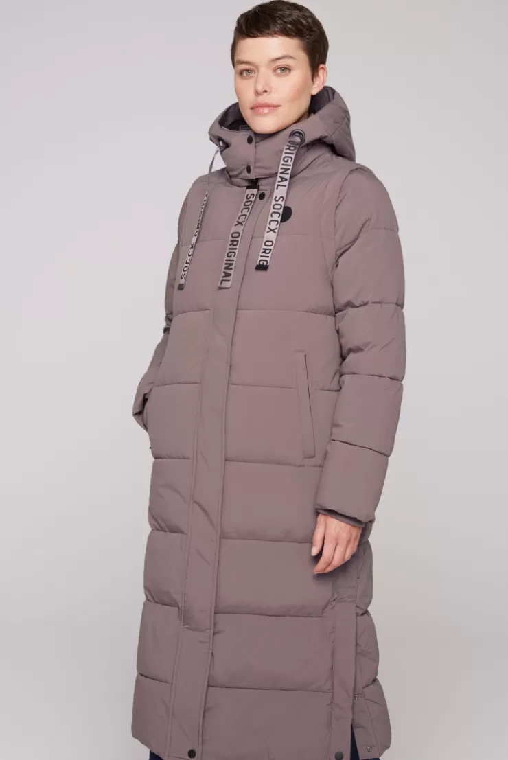 CAMP DAVID & SOCCX 2-in-1 Puffer Coat und Weste brown Best Sale