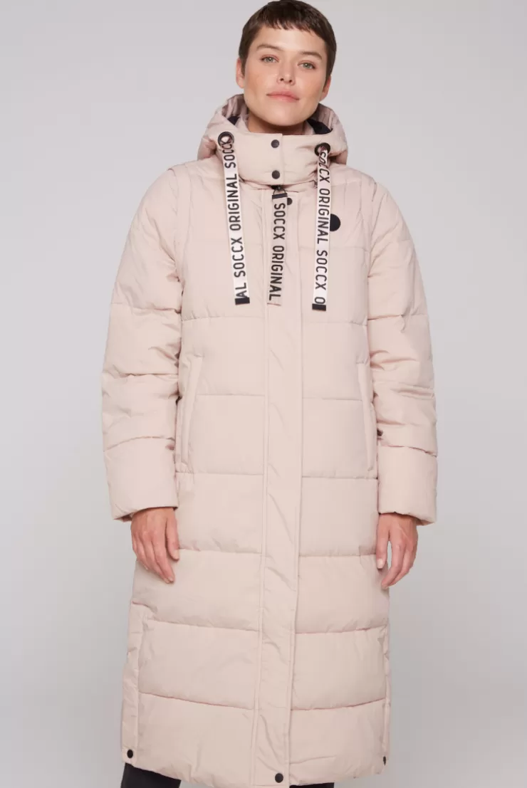 CAMP DAVID & SOCCX 2-in-1 Puffer Coat und Weste light beige lightbeige Shop