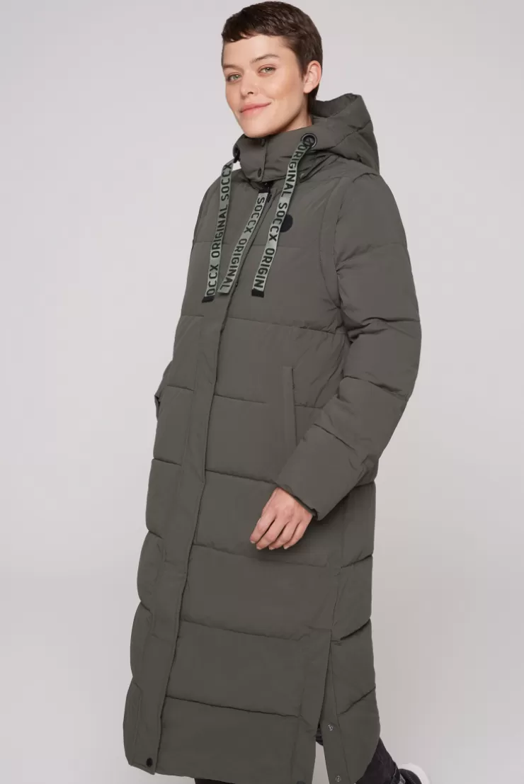 CAMP DAVID & SOCCX 2-in-1 Puffer Coat und Weste olive Best