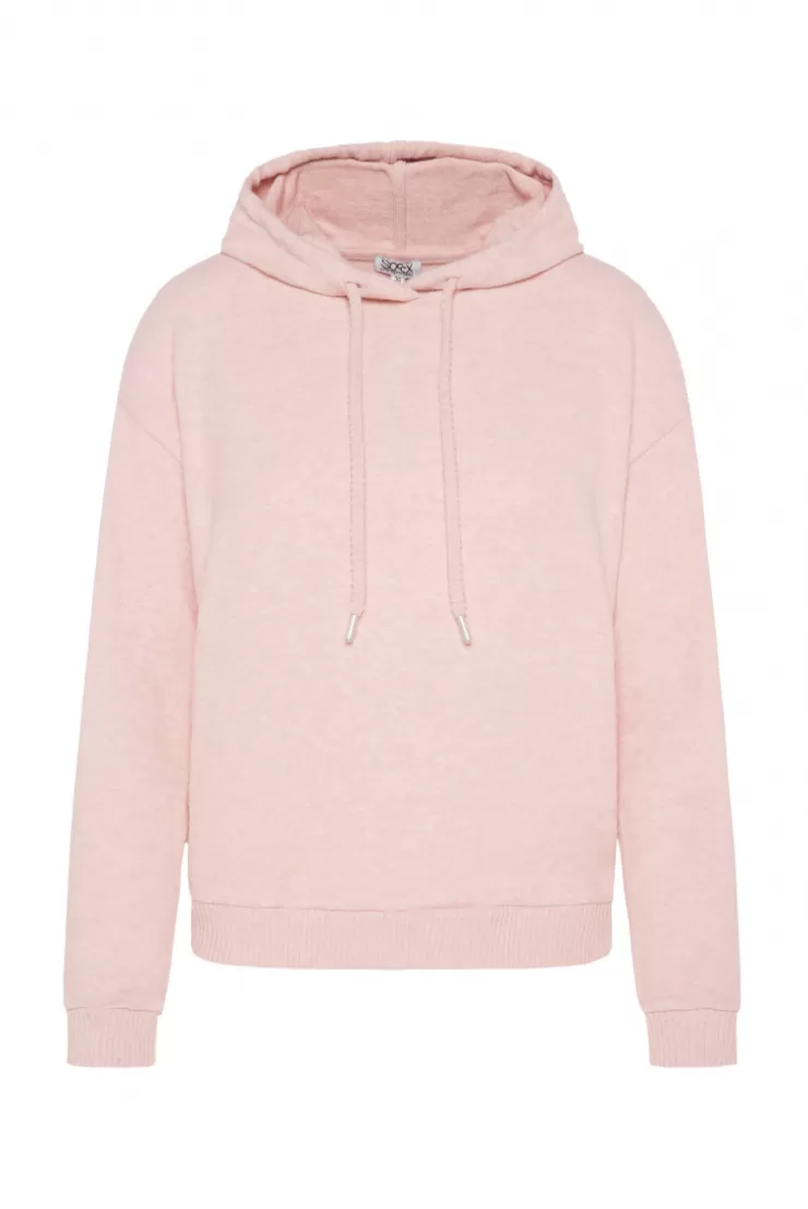 CAMP DAVID & SOCCX Basic Hoodie aus Flauschstrick rose blush roseblush Flash Sale