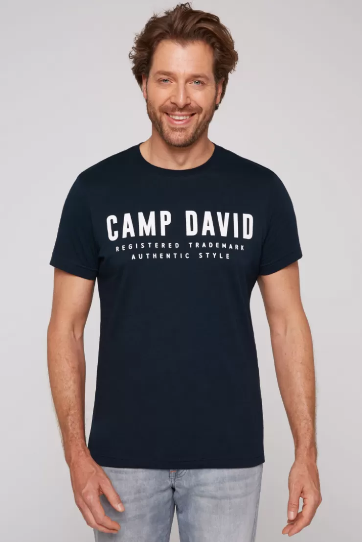 CAMP DAVID & SOCCX Basic Logo T-Shirt blue navy bluenavy Best Sale