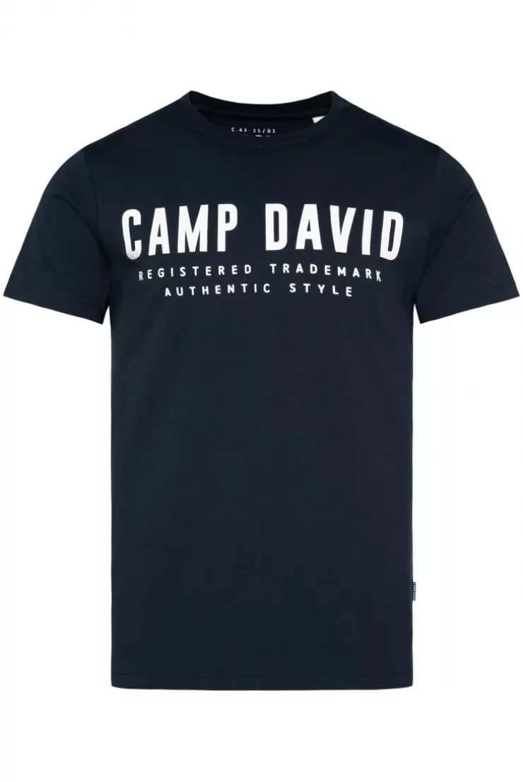 CAMP DAVID & SOCCX Basic Logo T-Shirt blue navy bluenavy Best Sale