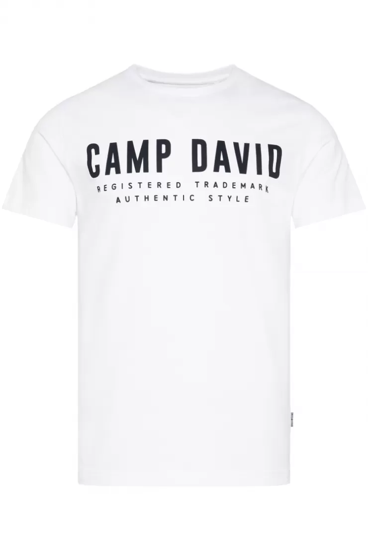 CAMP DAVID & SOCCX Basic Logo T-Shirt opticwhite Hot