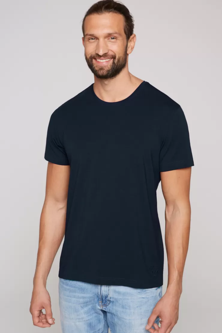 CAMP DAVID & SOCCX Basic T-Shirt mit Rundhalsausschnitt, Doppelpack blue navy / blue navy bluenavy Best Sale