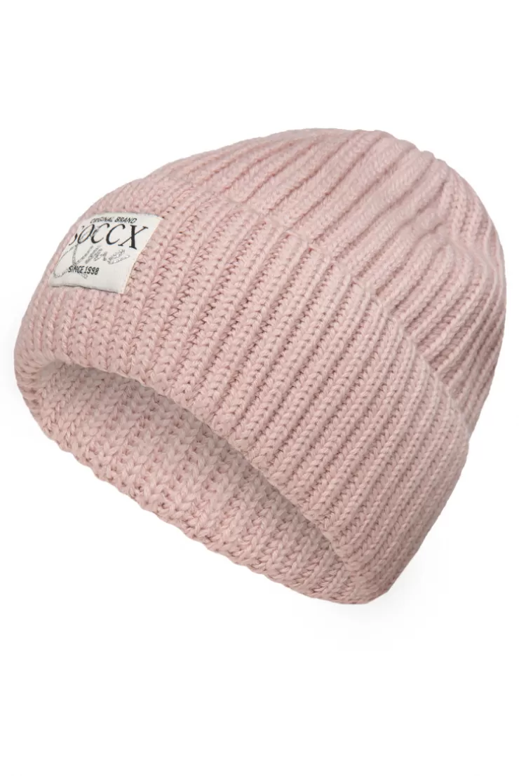 CAMP DAVID & SOCCX Beanie in Rippstrick mit Label Patch rose blush roseblush Hot