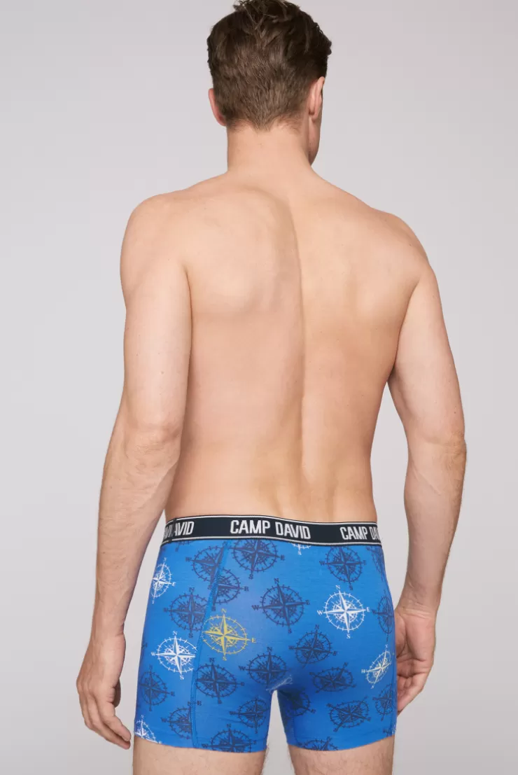 CAMP DAVID & SOCCX Boxershorts mit All Over Print, 2er-Pack electric blue / red Cheap