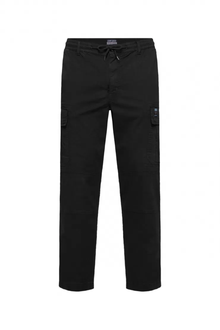 CAMP DAVID & SOCCX Cargohose mit Klappentaschen black Shop