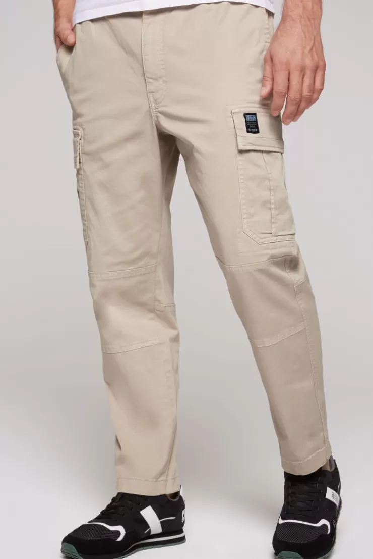 CAMP DAVID & SOCCX Cargohose mit Klappentaschen neutral beige neutralbeige Cheap