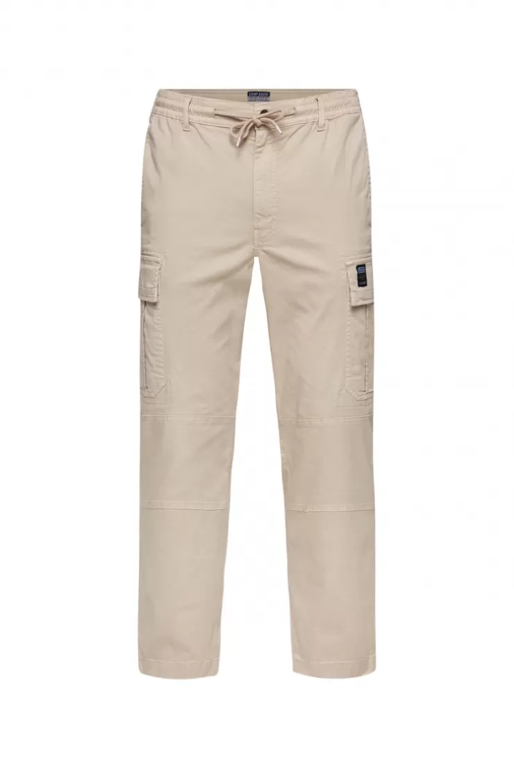 CAMP DAVID & SOCCX Cargohose mit Klappentaschen neutral beige neutralbeige Cheap