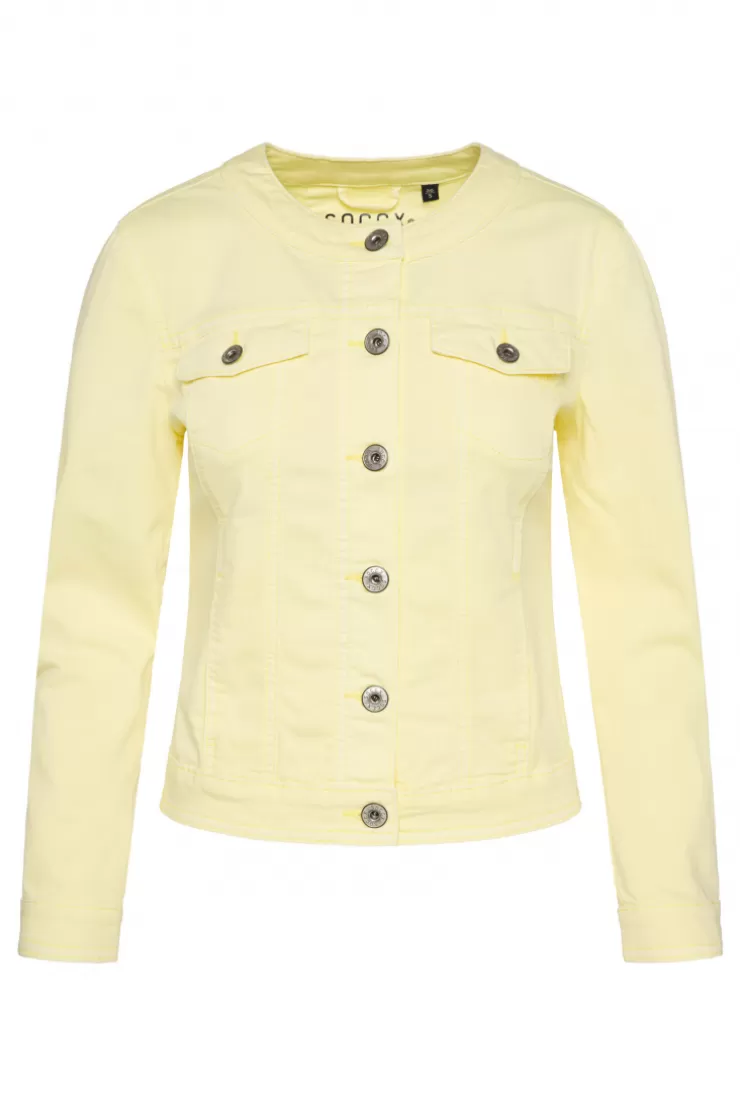 CAMP DAVID & SOCCX Coloured Jeansjacke JE:SSY faded yellow fadedyellow Fashion