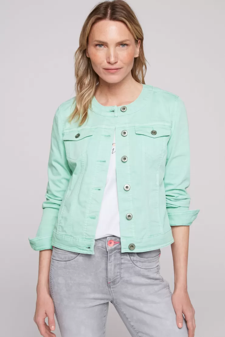 CAMP DAVID & SOCCX Coloured Jeansjacke JE:SSY minty leaf washed mintyleafwashed Clearance