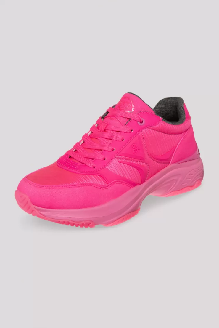 CAMP DAVID & SOCCX Fashion Sneaker im tonigen Materialmix neon pink neonpink Shop