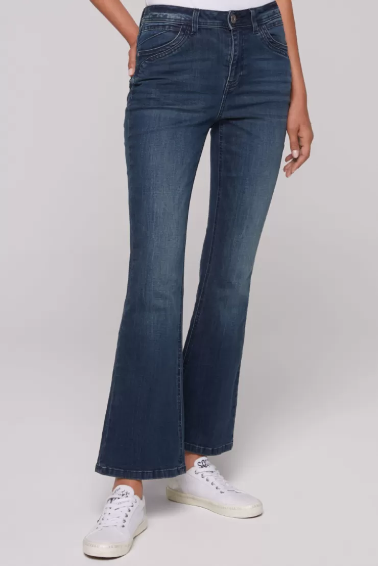 CAMP DAVID & SOCCX Flared Jeans PA:LA Regular Fit deep sea deepsea Cheap