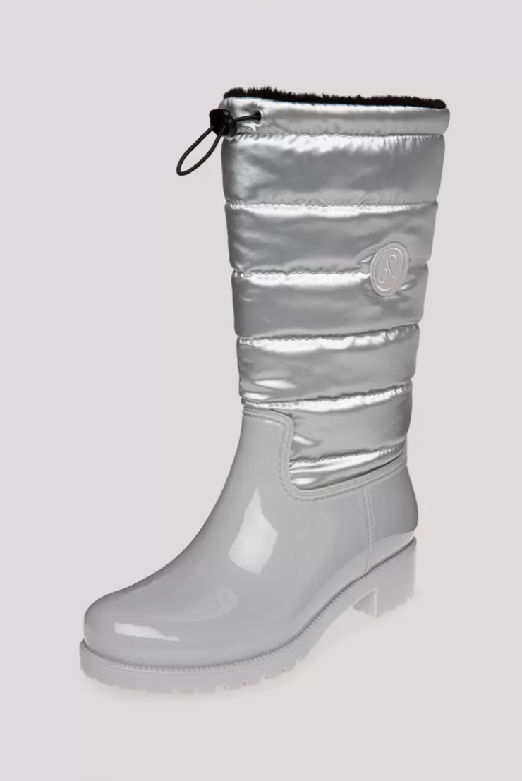 CAMP DAVID & SOCCX Gefütteter Gummistiefel mit Steppschaft silver Sale