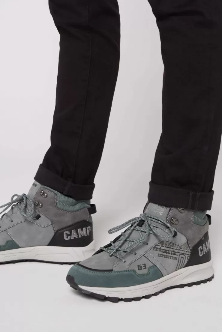 CAMP DAVID & SOCCX High Top Hiking Sneaker mit Logo Artworks deep forest deepforest Store