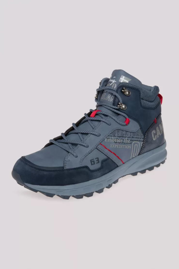 CAMP DAVID & SOCCX High Top Hiking Sneaker mit Logo Artworks nordic blue nordicblue Discount