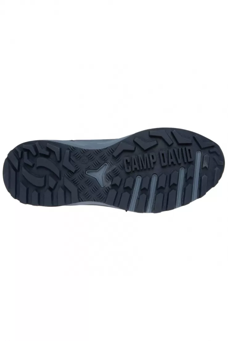CAMP DAVID & SOCCX High Top Hiking Sneaker mit Logo Artworks nordic blue nordicblue Discount