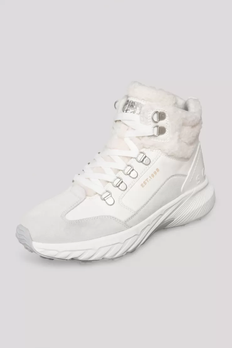 CAMP DAVID & SOCCX High Top Sneaker mit Kunstfell-Details ivory New