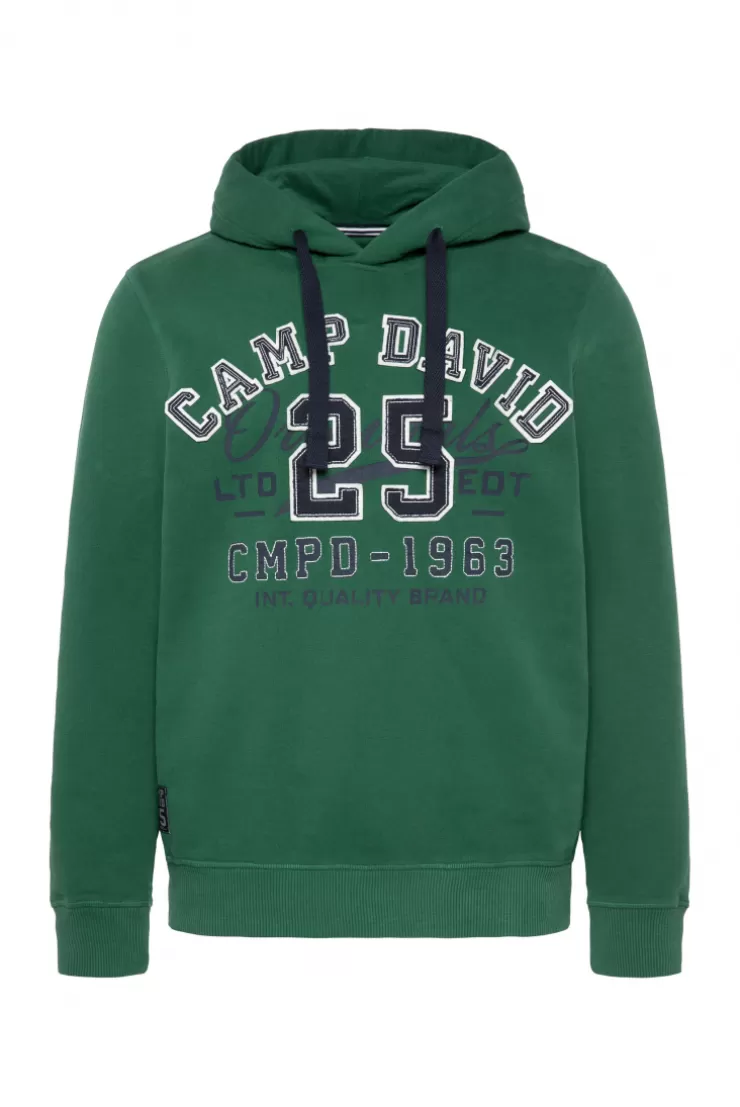 CAMP DAVID & SOCCX Hoodie mit Artwork im Retro-Style raw green rawgreen Hot