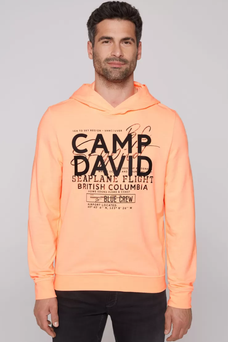 CAMP DAVID & SOCCX Hoodie mit Label Print speed orange speedorange Hot