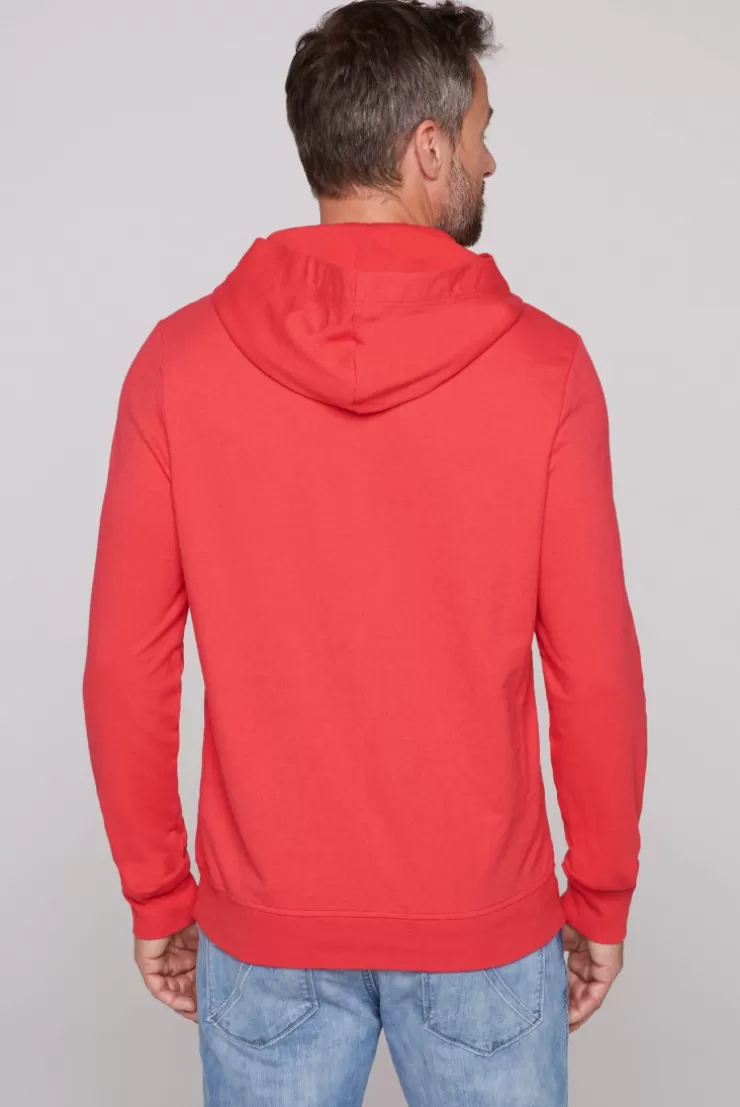 CAMP DAVID & SOCCX Hoodie mit Spray-Effekt-Artwork skipper red skipperred Cheap