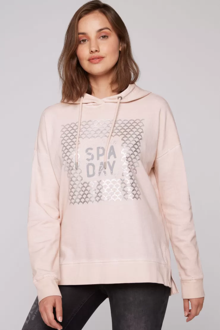 CAMP DAVID & SOCCX Hoodie Oil Dyed mit Artwork rose blush roseblush Sale