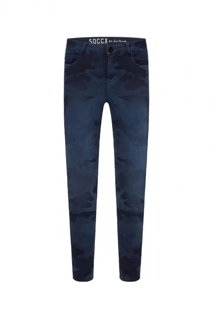 CAMP DAVID & SOCCX Jeans MI:RA Slim Fit blue camouflage bluecamouflage Cheap