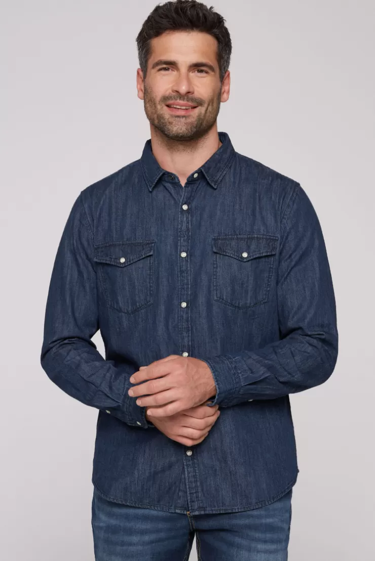 CAMP DAVID & SOCCX Jeanshemd Regular Fit blue vintage bluevintage New