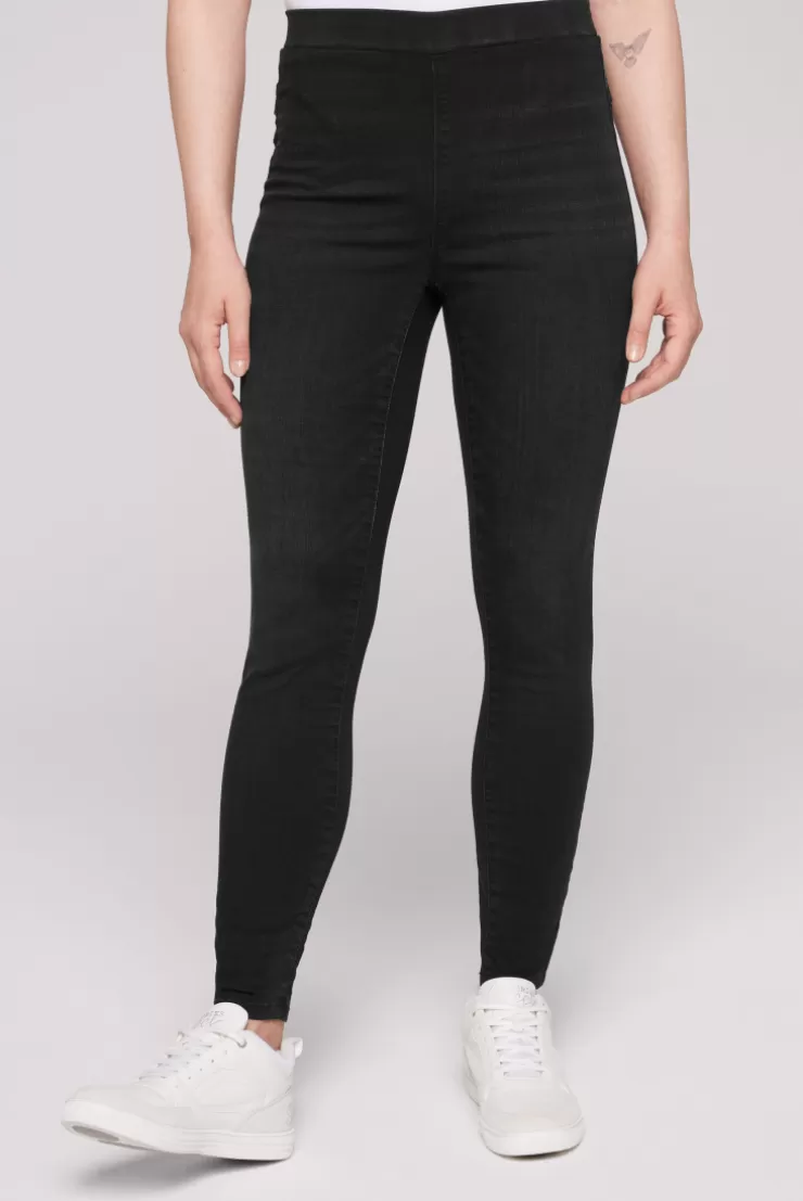 CAMP DAVID & SOCCX Jeggings PI:A Skinny Fit black used blackused Outlet