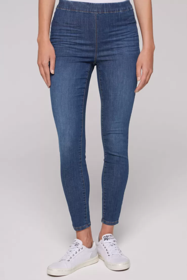 CAMP DAVID & SOCCX Jeggings PI:A Skinny Fit blue used blueused Flash Sale