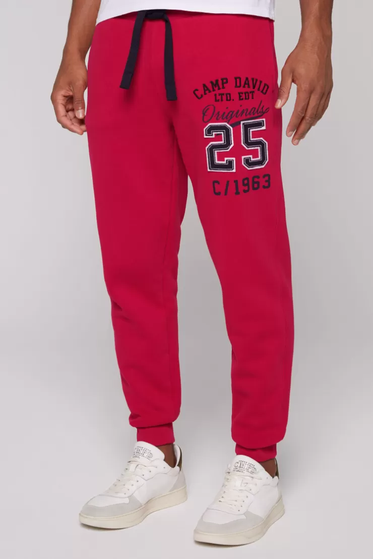 CAMP DAVID & SOCCX Jogginghose mit Retro-Artwork royal red royalred Online