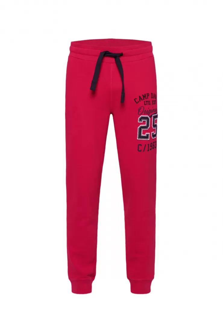 CAMP DAVID & SOCCX Jogginghose mit Retro-Artwork royal red royalred Online