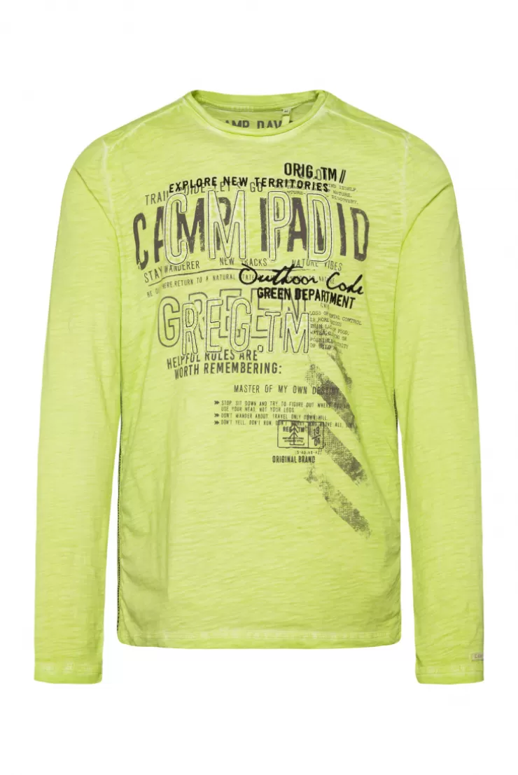 CAMP DAVID & SOCCX Longsleeve mit Tapes und Logo-Applikationen poison ivy poisonivy New