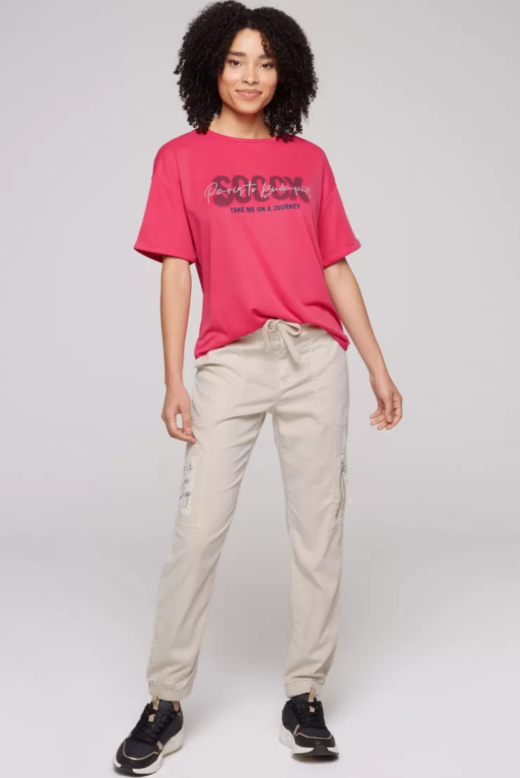 CAMP DAVID & SOCCX Oversized T-Shirt mit Logo Artwork pinky red pinkyred Shop