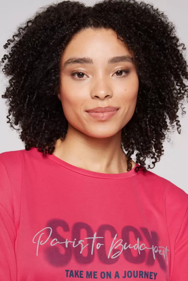 CAMP DAVID & SOCCX Oversized T-Shirt mit Logo Artwork pinky red pinkyred Shop