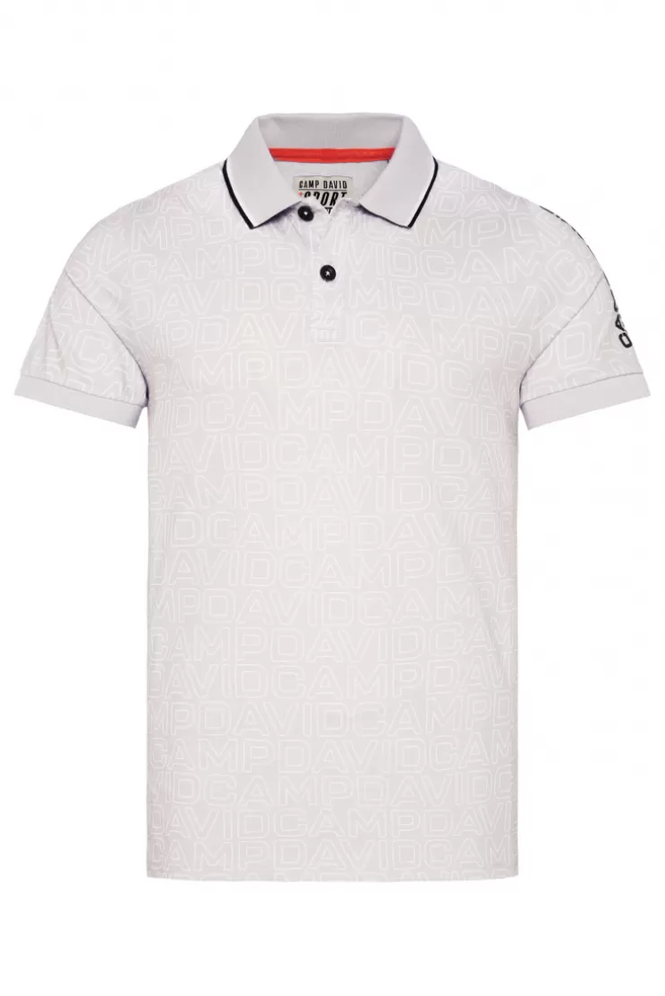 CAMP DAVID & SOCCX Poloshirt mit All Over Print shell Shop