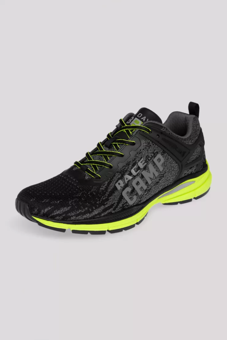 CAMP DAVID & SOCCX Running Sneaker mit Knit-Design und Rubber Logo black Discount