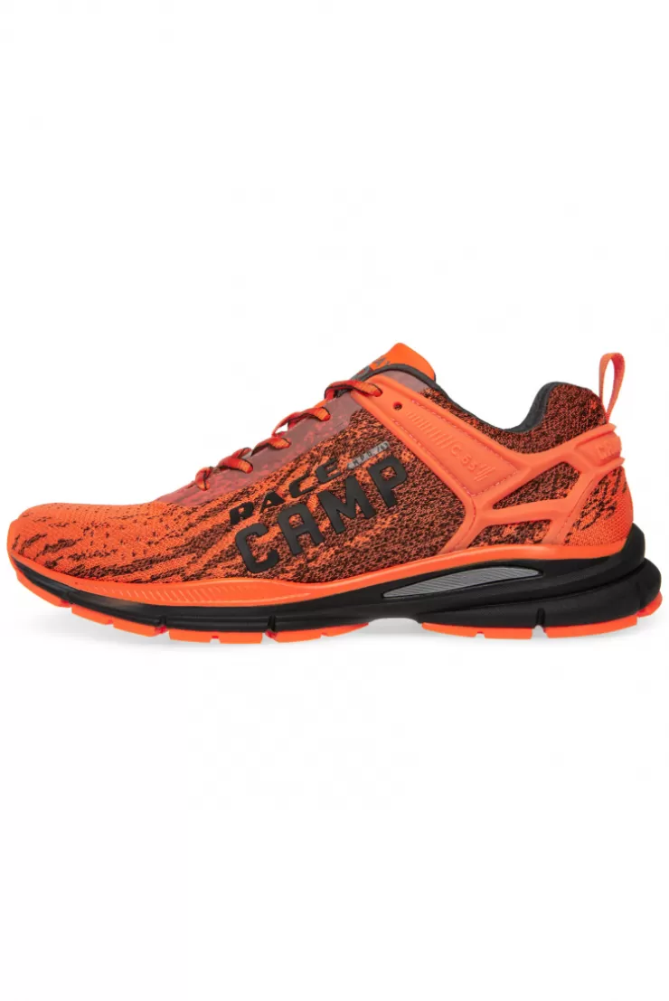 CAMP DAVID & SOCCX Running Sneaker mit Knit-Design und Rubber Logo signal orange signalorange Cheap