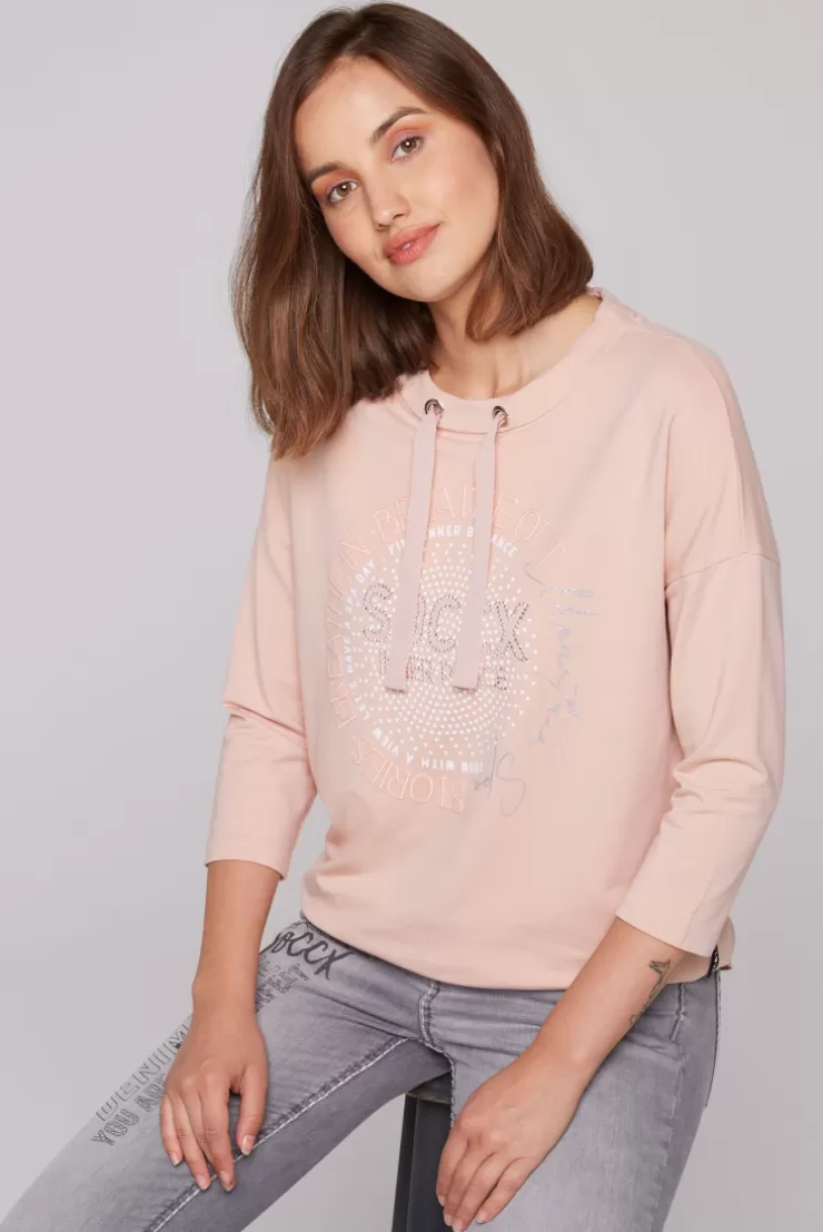 CAMP DAVID & SOCCX Shirt mit Stehkragen und Artwork rose blush roseblush Best