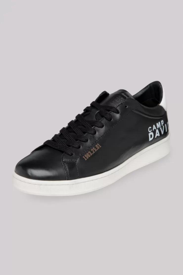 CAMP DAVID & SOCCX Sneaker aus Leder mit Logo Prints black Cheap