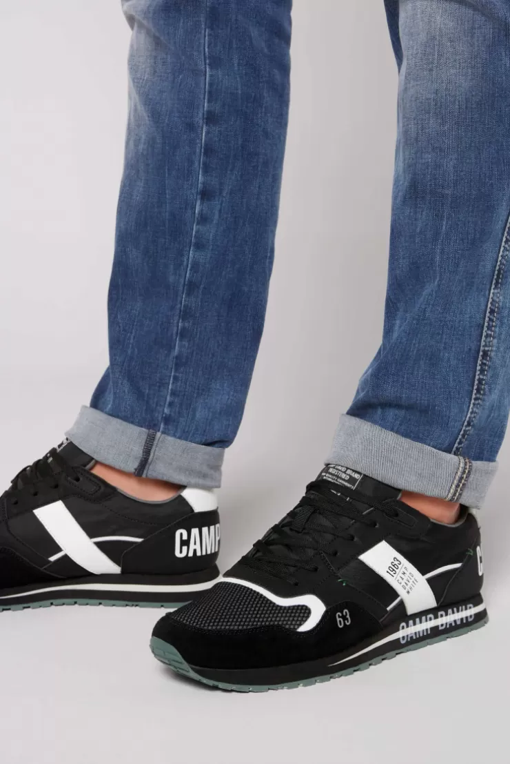 CAMP DAVID & SOCCX Sneaker im Retro Look black Flash Sale