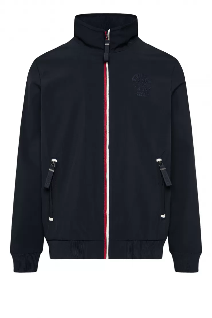 CAMP DAVID & SOCCX Softshelljacke im Blouson-Stil mit Artworks blue navy bluenavy Flash Sale