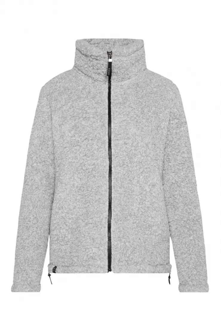 CAMP DAVID & SOCCX Sport-Jacke im Sherpa-Look grey melange greymelange Best