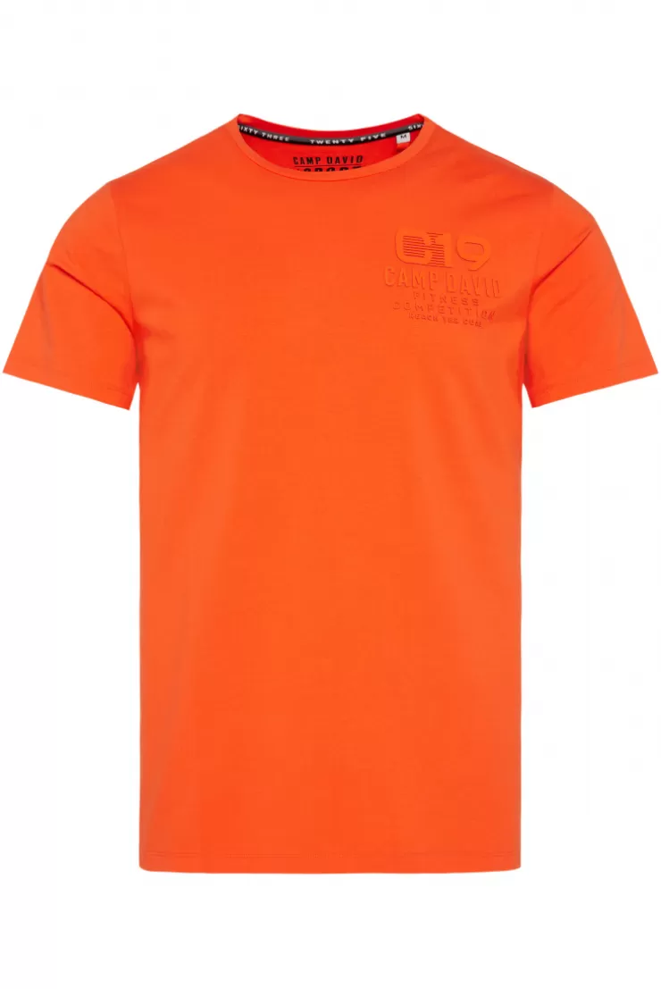 CAMP DAVID & SOCCX Sport-T-Shirt mit Artwork signal orange signalorange Shop