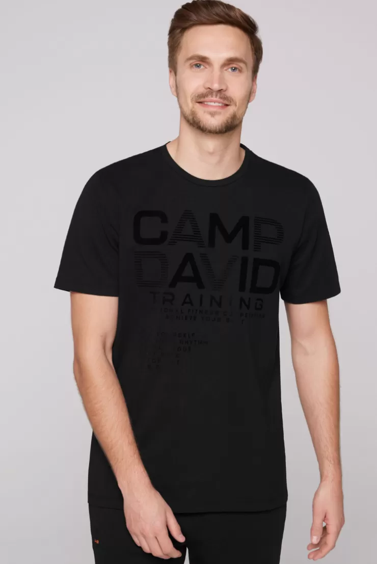 CAMP DAVID & SOCCX Sport-T-Shirt mit Artworks black Hot