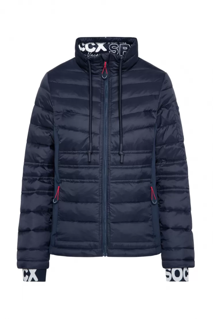 CAMP DAVID & SOCCX Steppjacke im Ski-Design blue navy bluenavy Discount