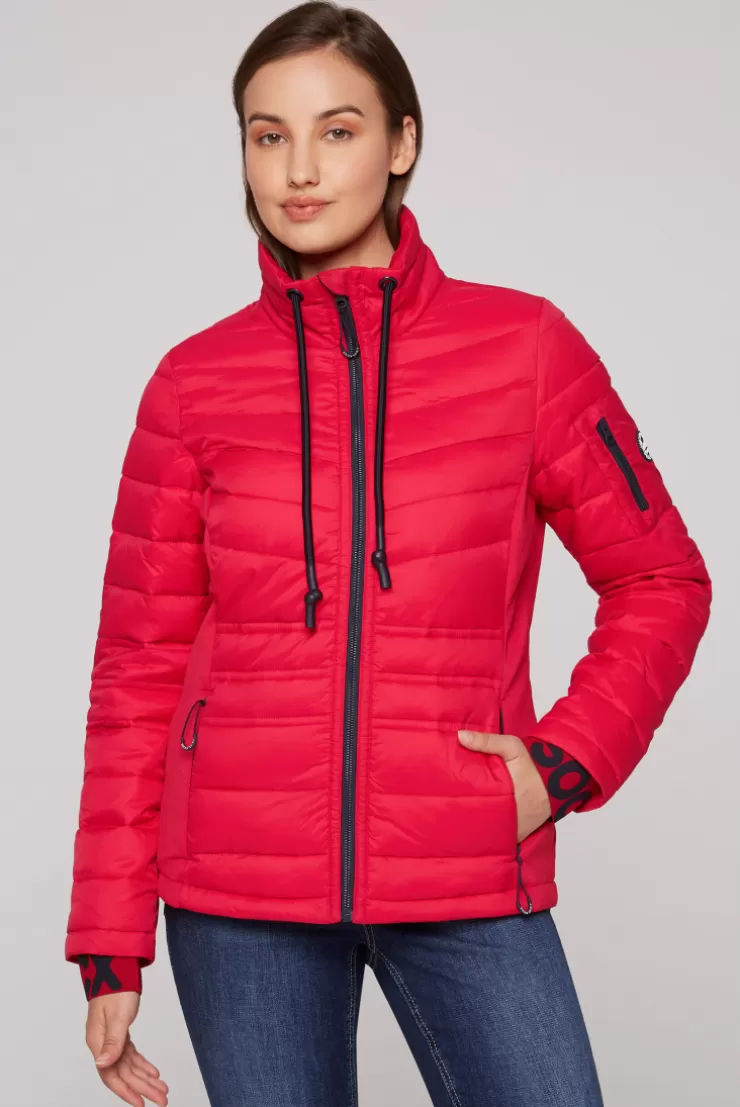 CAMP DAVID & SOCCX Steppjacke im Ski-Design clear red clearred Store