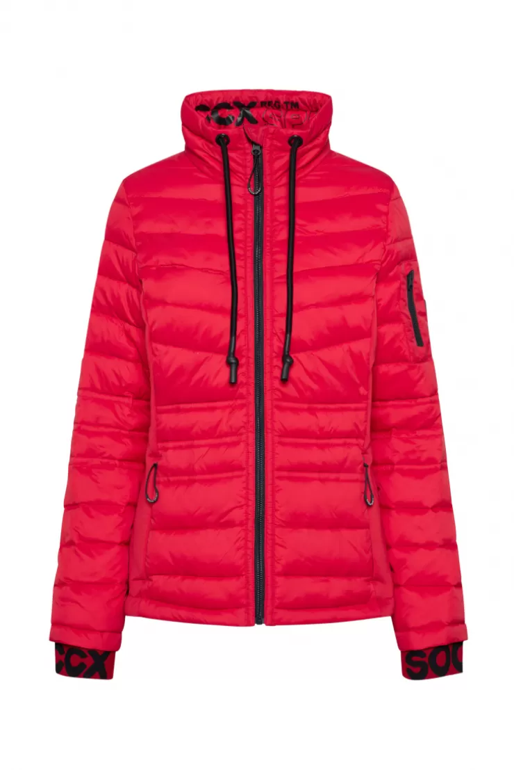 CAMP DAVID & SOCCX Steppjacke im Ski-Design clear red clearred Store