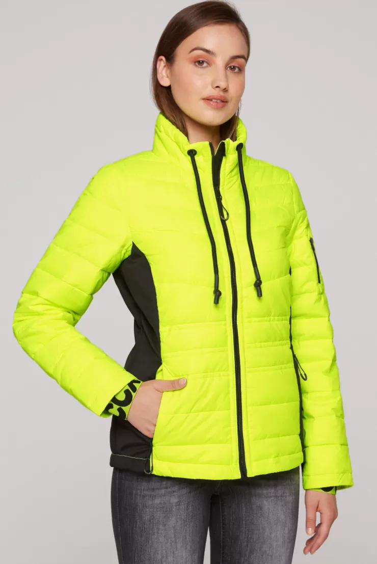 CAMP DAVID & SOCCX Steppjacke im Ski-Design yellow lime yellowlime Discount