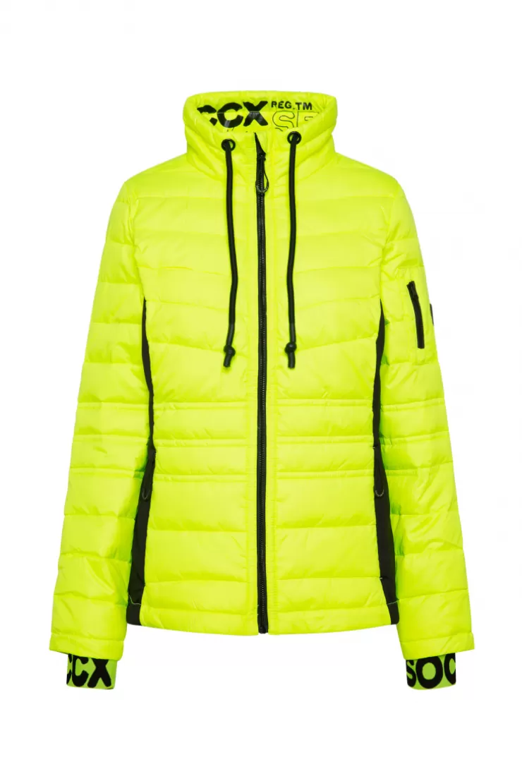 CAMP DAVID & SOCCX Steppjacke im Ski-Design yellow lime yellowlime Discount